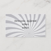 Visitekaartje voor schilderijen (Achterkant)