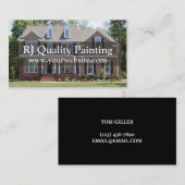 Visitekaartje voor schilderijen (Voorkant / Achterkant)