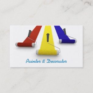 Visitekaartje voor schilders en decoratoren