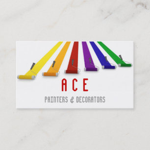 Visitekaartje voor schilders en decoratoren