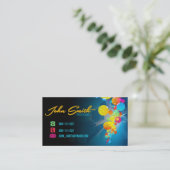 Visitekaartje voor schilderspeling (Staand voorkant)