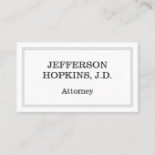 Visitekaartje voor schone en professionele openbar (Voorkant)