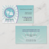 Visitekaartje voor schonere reinigingsservice (Voorkant / Achterkant)