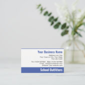 Visitekaartje voor schooluitval QR-code (Staand voorkant)