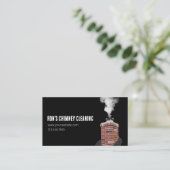 Visitekaartje voor schoorsteenreiniging (Staand voorkant)