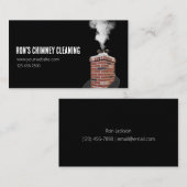 Visitekaartje voor schoorsteenreiniging (Voorkant / Achterkant)