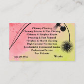 Visitekaartje voor schoorsteenreiniging (Achterkant)