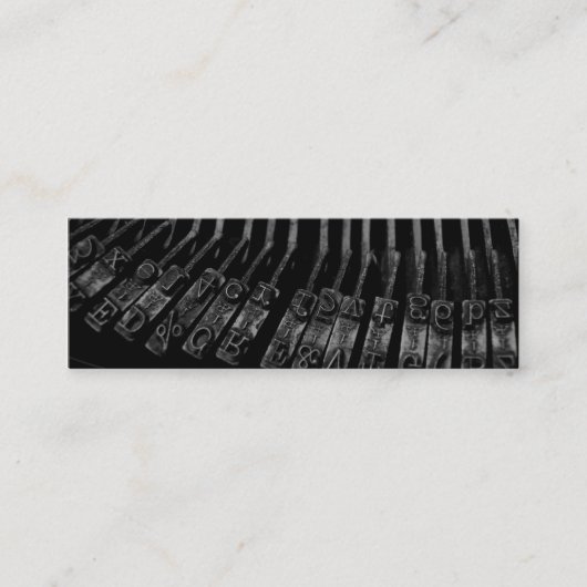 Visitekaartje voor schrijvers (Voorkant)