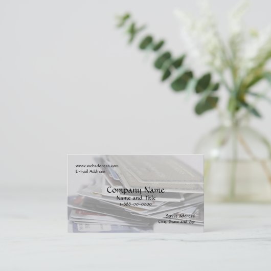 Visitekaartje voor schuldconsolidatie (Staand voorkant)