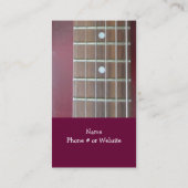 Visitekaartje voor sensationele muziek met elektri (Achterkant)