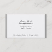 visitekaartje voor sieraden (Achterkant)