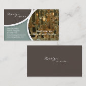 Visitekaartje voor Sjabloon binneninrichting (Voorkant / Achterkant)