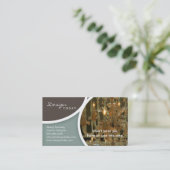 Visitekaartje voor Sjabloon binneninrichting (Staand voorkant)