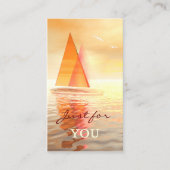 Visitekaartje voor Sjabloon van cadeaubonnen Kortingskaartje (Voorkant)