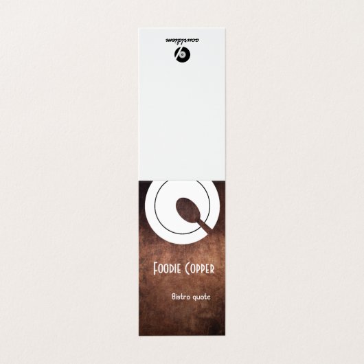 Visitekaartje voor Sjabloon van fauna (Buitenkant ongevouwen)