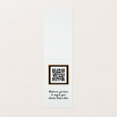 Visitekaartje voor Sjabloon van fauna (Binnenkant ongevouwen)