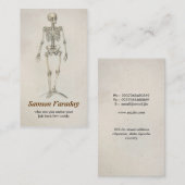 visitekaartje voor skeletanatomie (Voorkant / Achterkant)