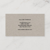 Visitekaartje voor sleep- en sleepdiensten (Achterkant)