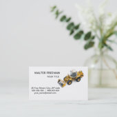 Visitekaartje voor sneeuwverwijdering (Staand voorkant)