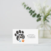 Visitekaartje voor snoepjes voor meester (Staand voorkant)