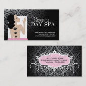 Visitekaartje voor spa en esthetica (Voorkant / Achterkant)