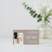 Visitekaartje voor spa en esthetica (Staand voorkant)