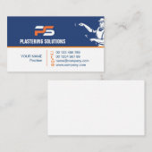 visitekaartje voor specialist in stukadoren (Voorkant / Achterkant)