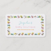 Visitekaartje voor speelgoedschilders en Stippen (Voorkant)