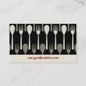 Visitekaartje voor spenen en vorken (Achterkant)