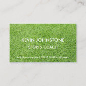 Visitekaartje voor sportcokes (gras) (Voorkant)