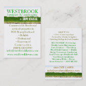  Visitekaartje voor stadsverzorging en landschapso (Voorkant / Achterkant)