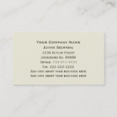 Visitekaartje voor structuurservice (Achterkant)