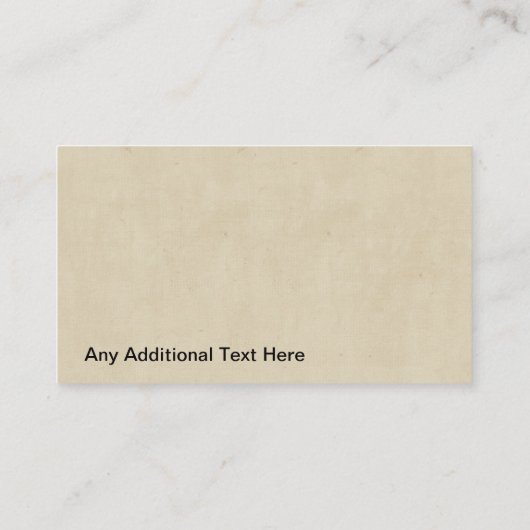 Visitekaartje voor structuurservice (Achterkant)