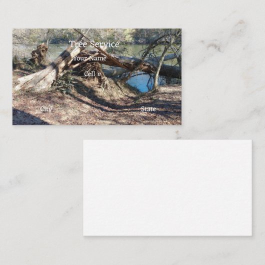 Visitekaartje voor structuurservice (Voorkant / Achterkant)