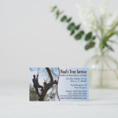 Visitekaartje voor structuurservice (Staand voorkant)