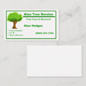 Visitekaartje voor structuurservice (Voorkant / Achterkant)