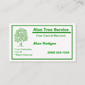 Visitekaartje voor structuurservice (Voorkant)