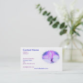 Visitekaartje voor surfkleur (Staand voorkant)