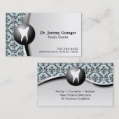 Visitekaartje voor tandheelkundig gebruik - Tooth  (Voorkant / Achterkant)