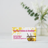 Visitekaartje voor tapbakkerij met mixer (Staand voorkant)