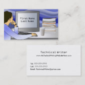 Visitekaartje voor technisch schrijven (Voorkant / Achterkant)