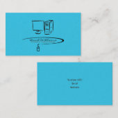 Visitekaartje voor technische ondersteuning/repara (Voorkant / Achterkant)