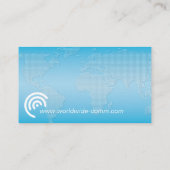 Visitekaartje voor technologie of communicatie (Achterkant)