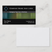 Visitekaartje voor technologiediensten (Voorkant / Achterkant)