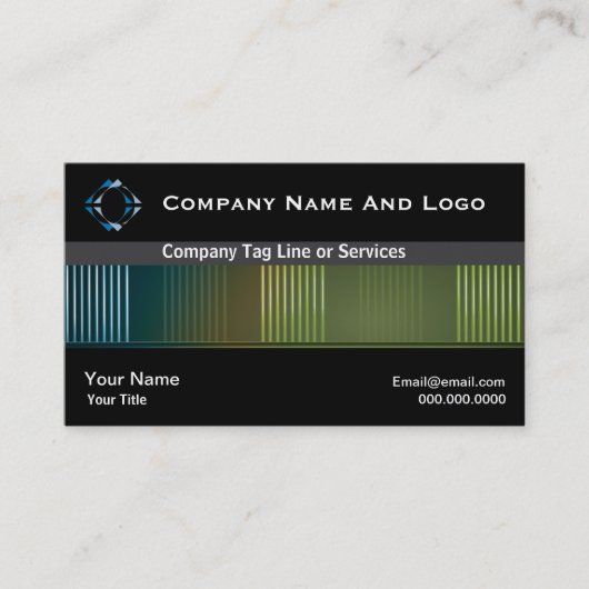 Visitekaartje voor technologiediensten (Voorkant)