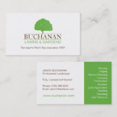 Visitekaartje voor teelten en tuinbouw (Voorkant / Achterkant)