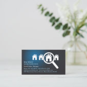 Visitekaartje voor thuisinspectie (Staand voorkant)