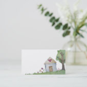 visitekaartje voor thuistuin (Staand voorkant)