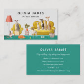 Visitekaartje voor thuisverzorging door honden (Voorkant / Achterkant)