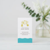 Visitekaartje voor thuiswinkelwagen (Staand voorkant)